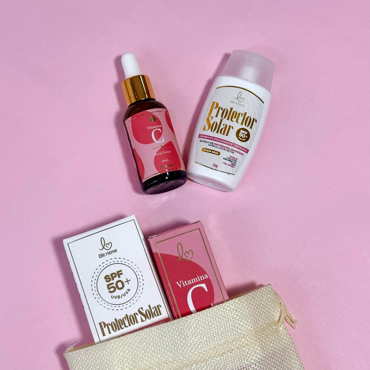 Duo anti edad | Vitamina C + Protector solar