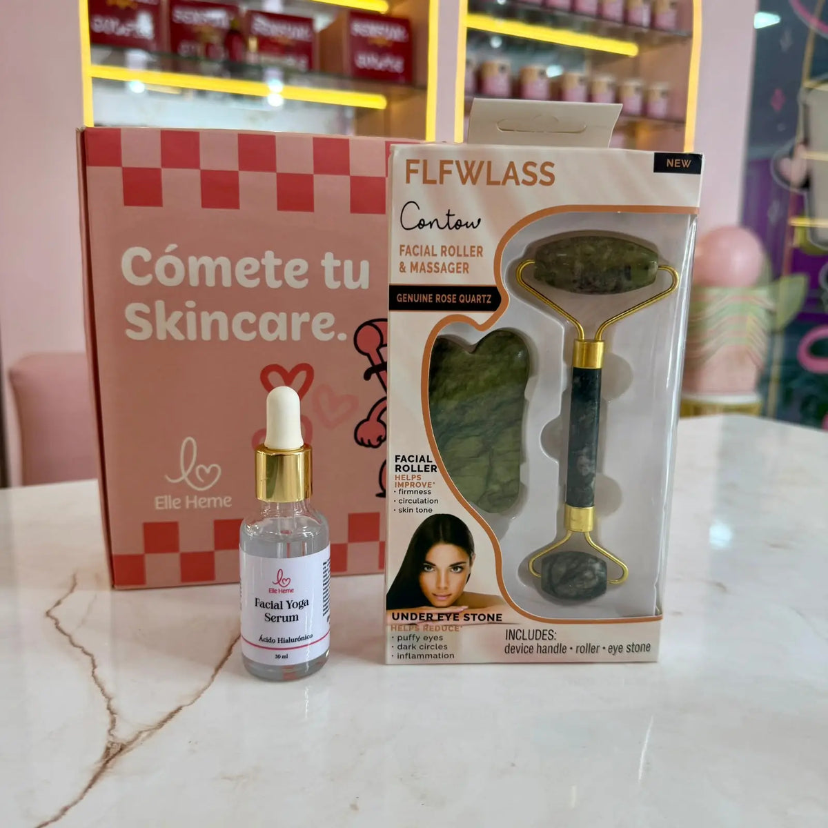 Duo Yoga Facial | Serum + Guasha y rodillo