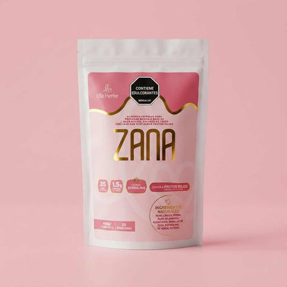 Zana ® | Fibra en polvo para prevenir estreñimiento sabor a frutos rojos