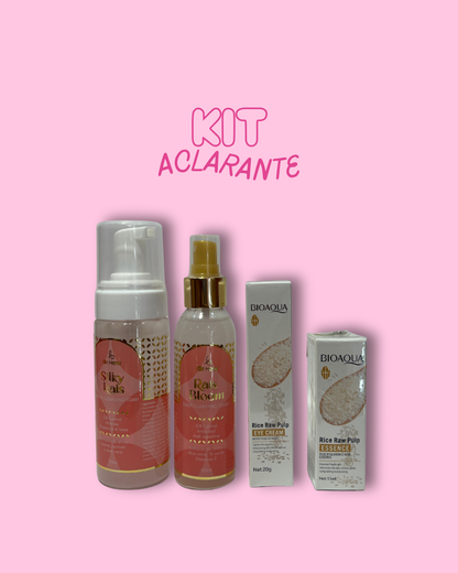 KIT ACLARANTE NUEVO A BASE DE ARROZ