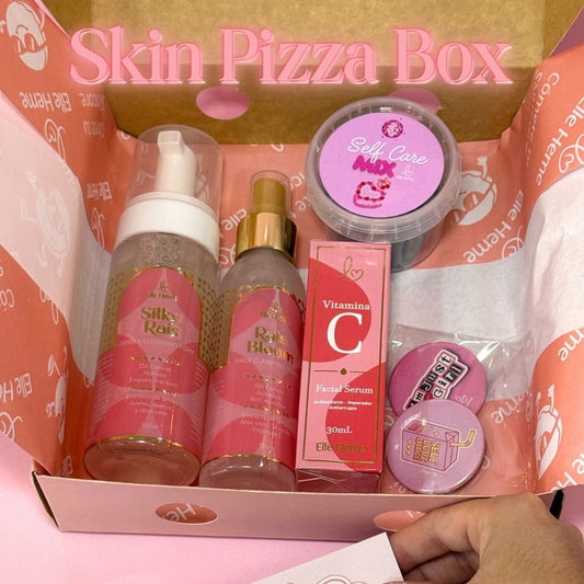 Caja de pizza Skincare box ElleHeme