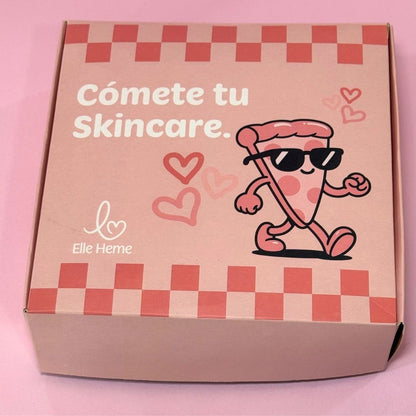 Caja de pizza Skincare box ElleHeme