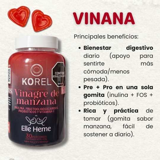 Vinana® | Gomitas para mejorar digestión y desinflamar