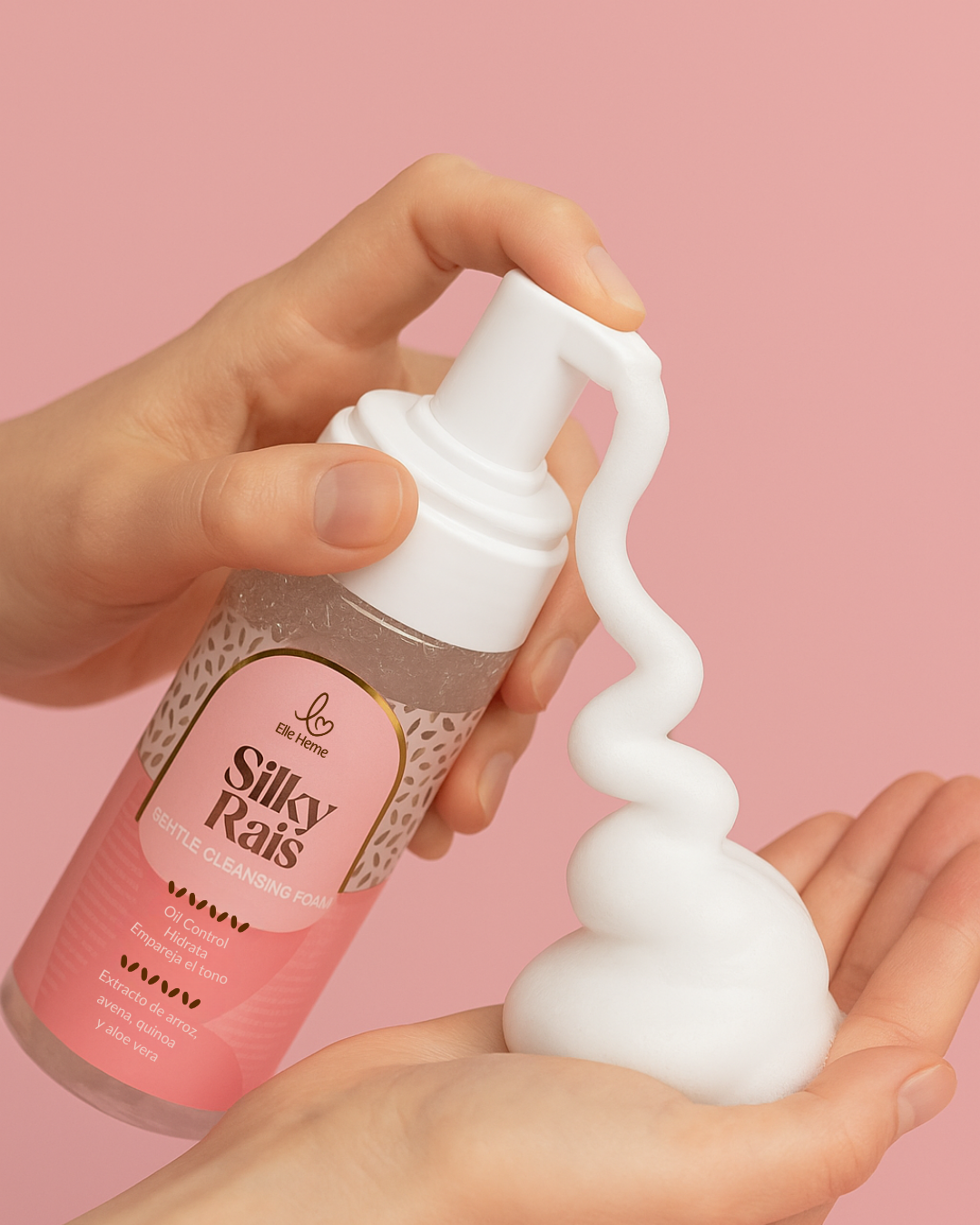 Silky Rais | Espuma facial limpiadora, aclarante y control grasa