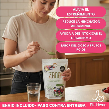 Fibra Zana ® | Combate el estreñimiento y la inflamación | Delicioso sabor