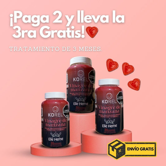 Vinana® | Paga 2 y lleva 3 gomitas aplana abdomen | Envío gratis