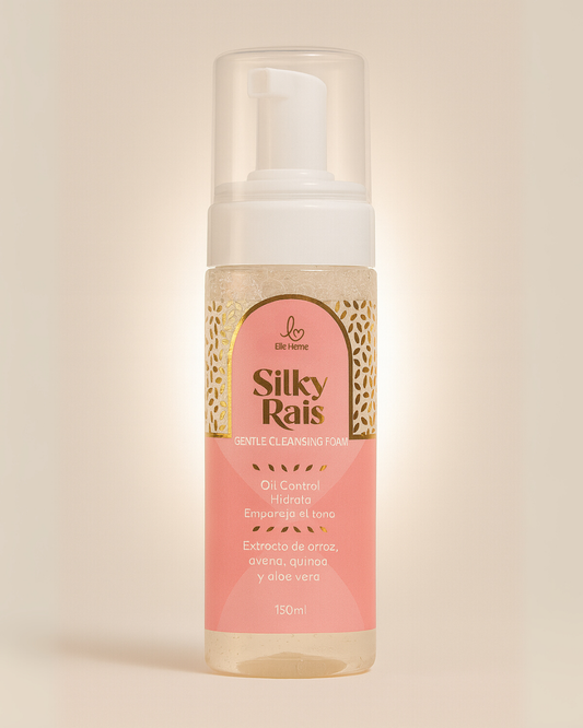 Silky Rais | Espuma facial limpiadora, aclarante y control grasa