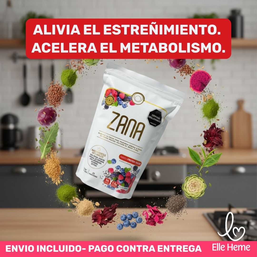Fibra Zana ® | Combate el estreñimiento y la inflamación | Delicioso sabor