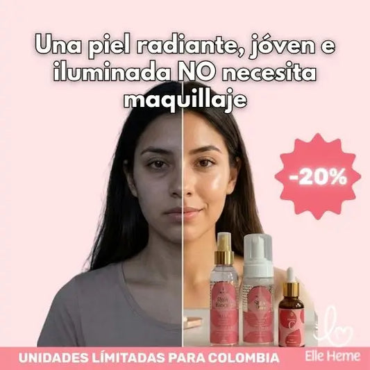 Rutina facial Skinglow ElleHeme | Renovada e iluminada desde el día 1