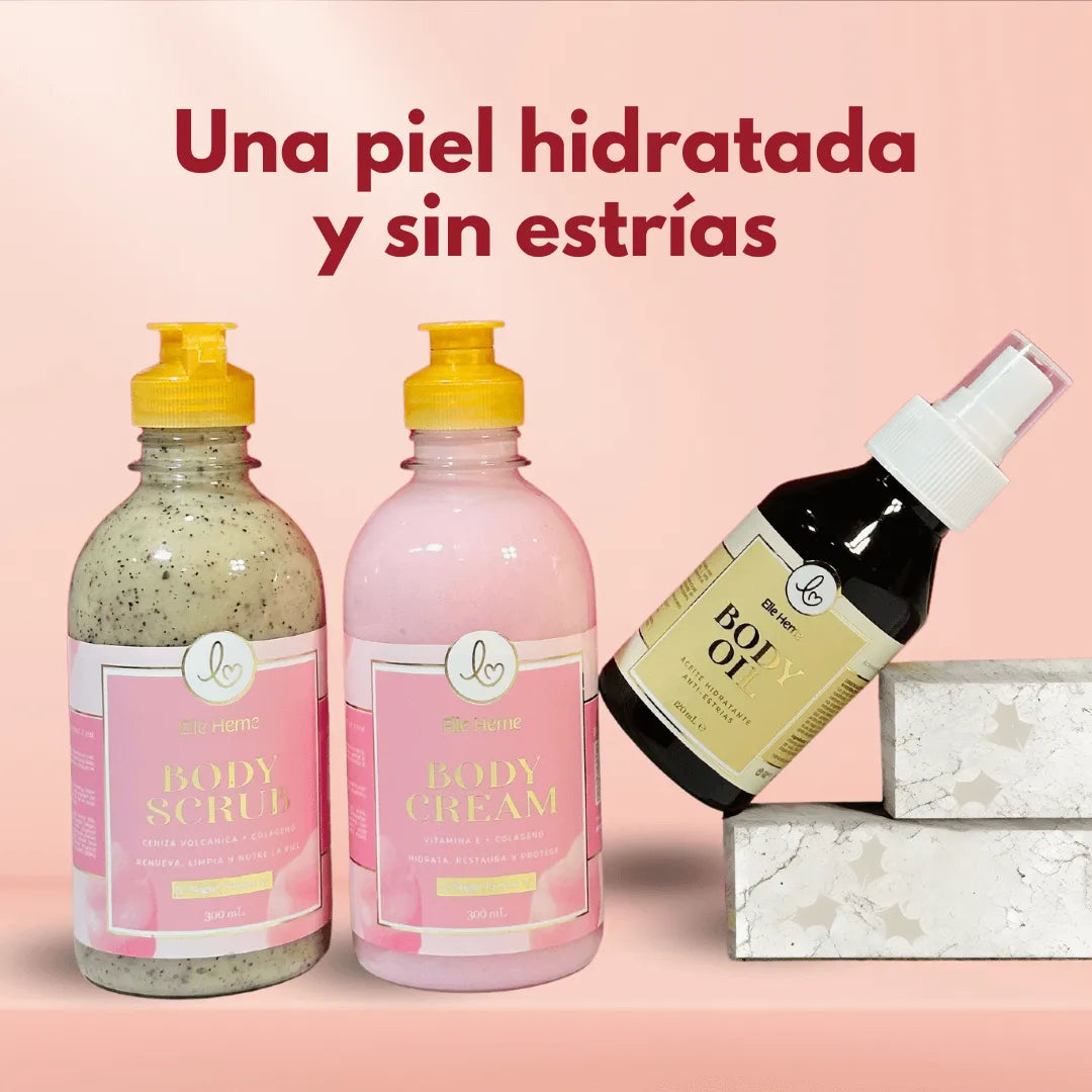 Combo piel de porcelana | Hidratante y anti estrías