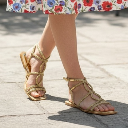 Sandalias Trenzadas