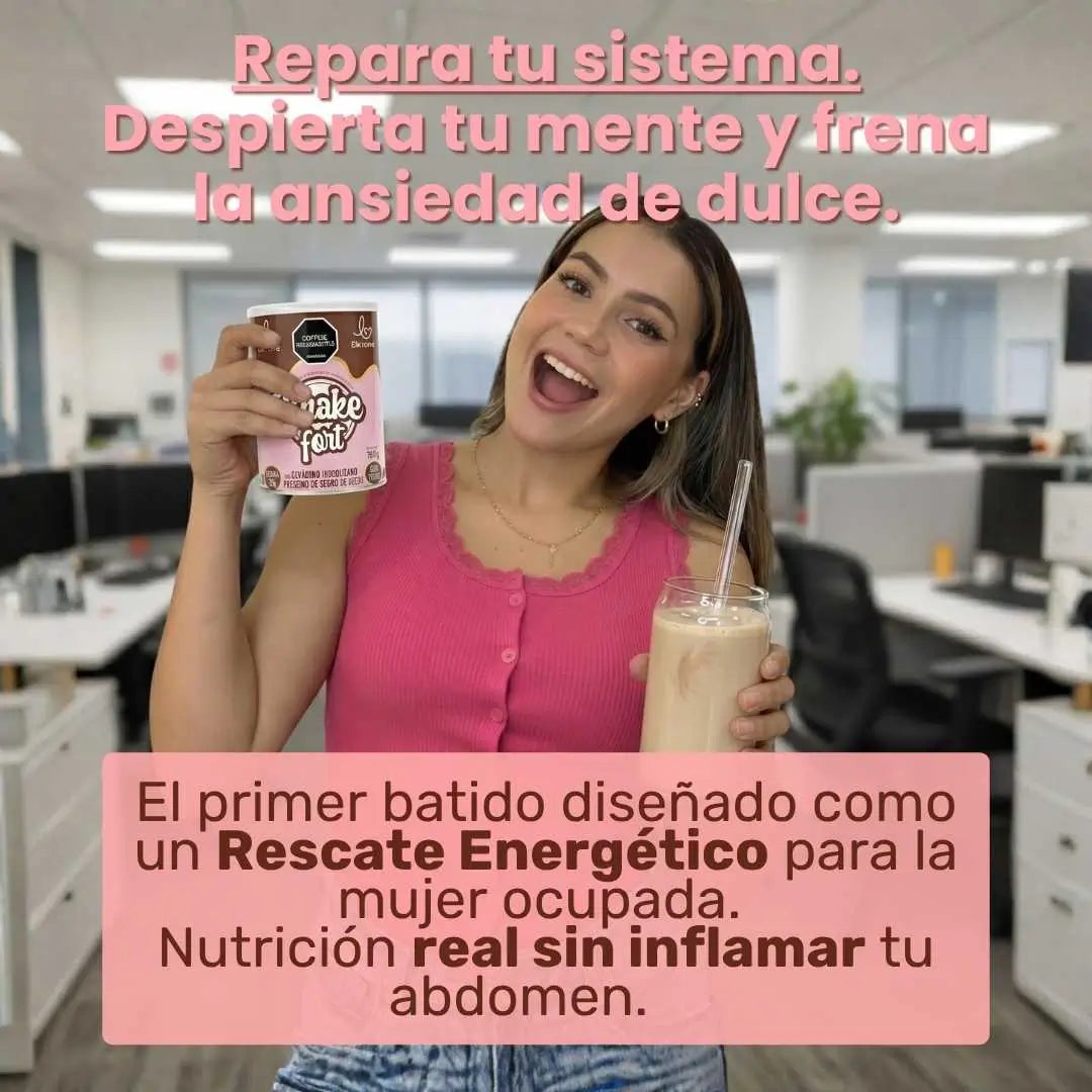 Shake Fort: Batido funcional nutrición + enfoque