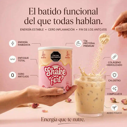 Shake Fort: Batido funcional nutrición + enfoque