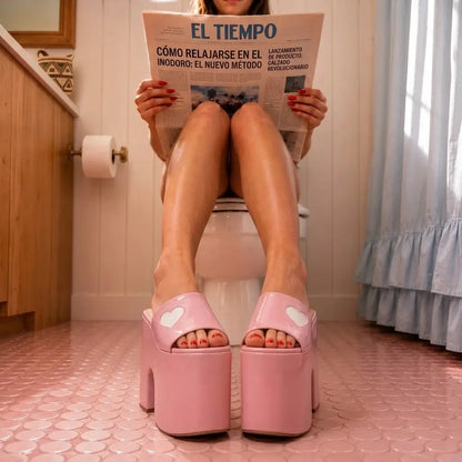 Pop-Pums by ElleHeme | Plataformas para ir al baño mejor