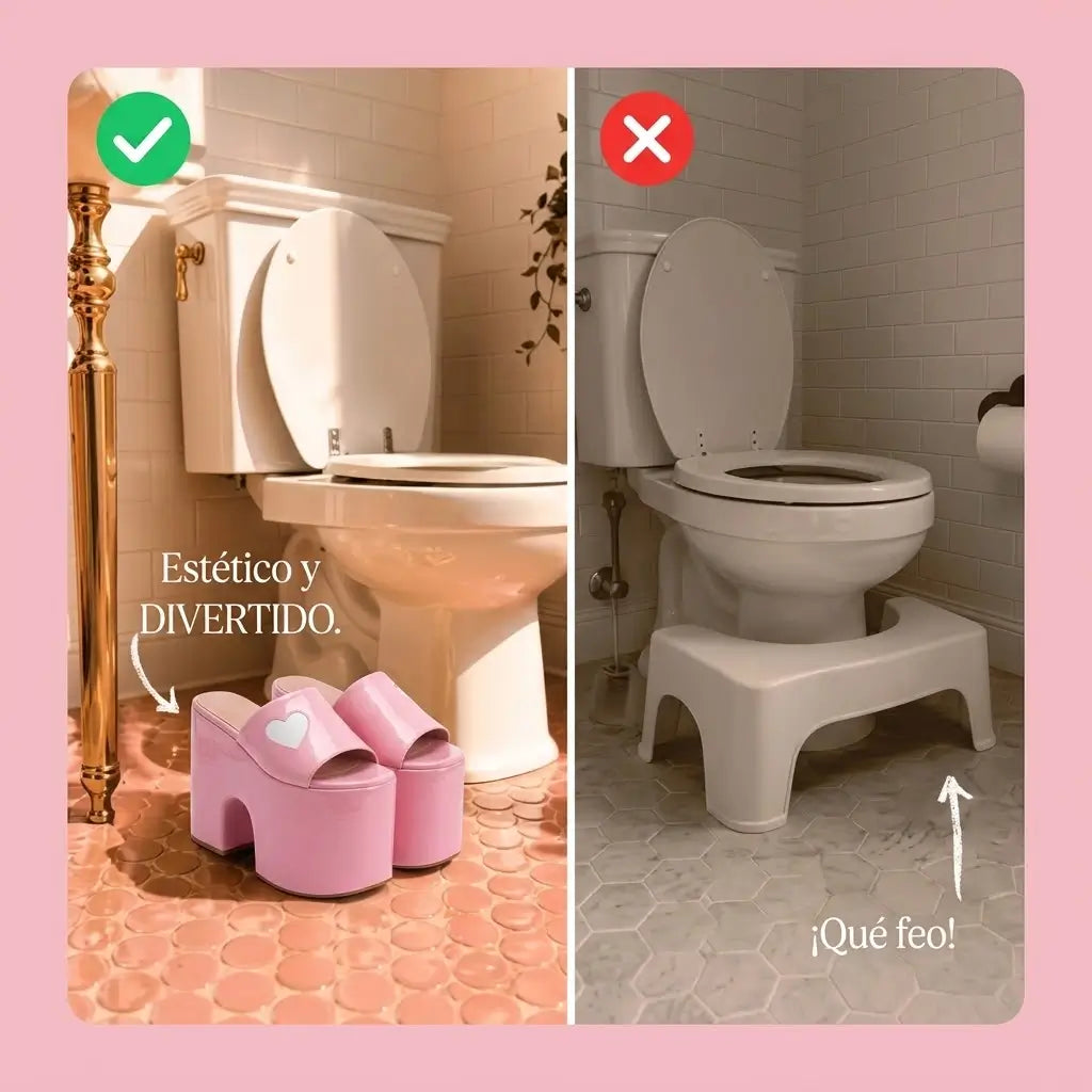 Pop-Pums by ElleHeme | Plataformas para ir al baño mejor