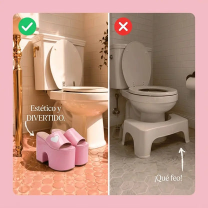 Pop-Pums by ElleHeme | Plataformas para ir al baño mejor